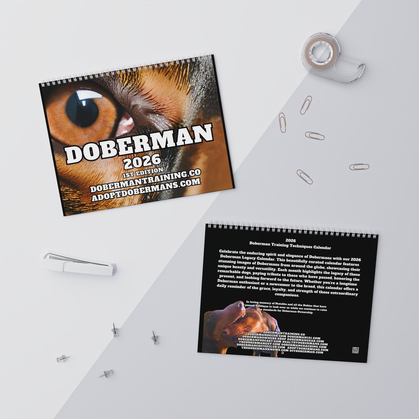 Edition 1 2026 Doberman Calendars