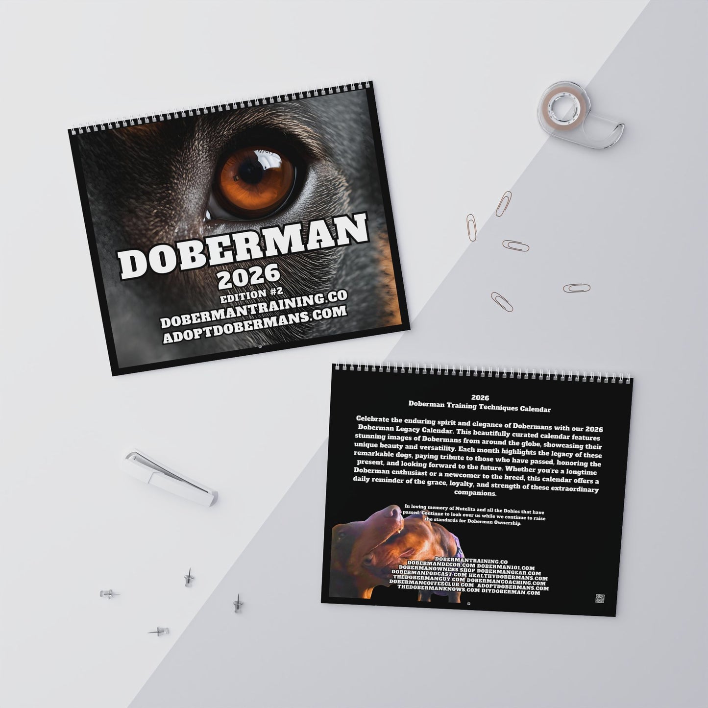 Edition 2 2026 Doberman Calendars