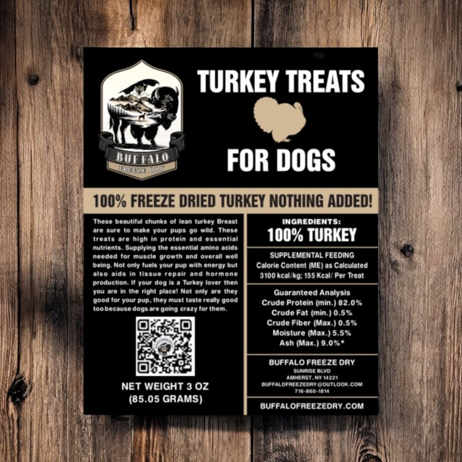 3.5oz, Turkey Breast Treats