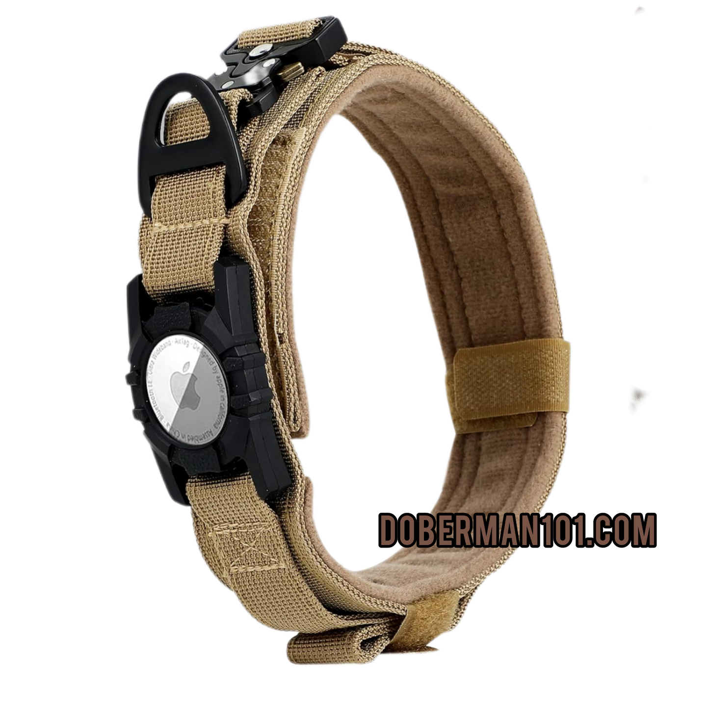 Tactical Collar w/ Apple Air Tag Holder
