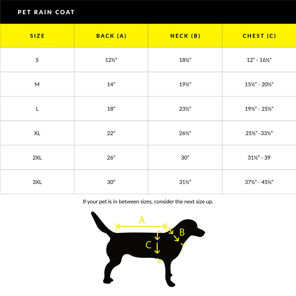 Body Glove Dog Raincoat