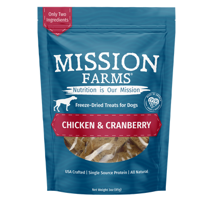 Chicken & Cranberries- 3oz