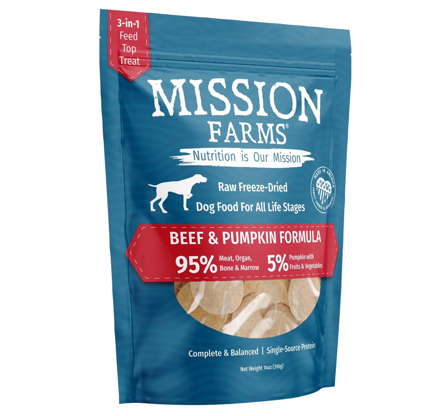 Beef & Pumpkin - 14oz Bag