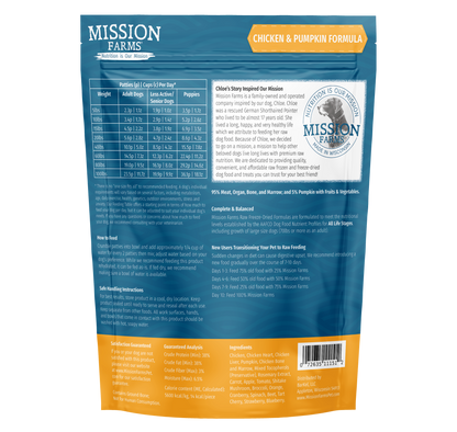 Chicken & Pumpkin- 14oz