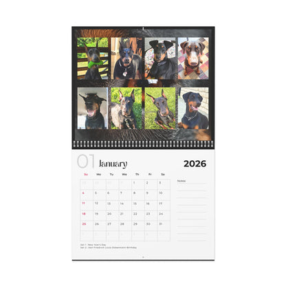 Edition 3 2026 Doberman Calendars