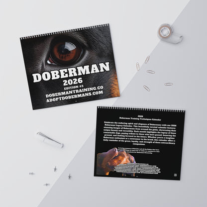 Edition 3 2026 Doberman Calendars