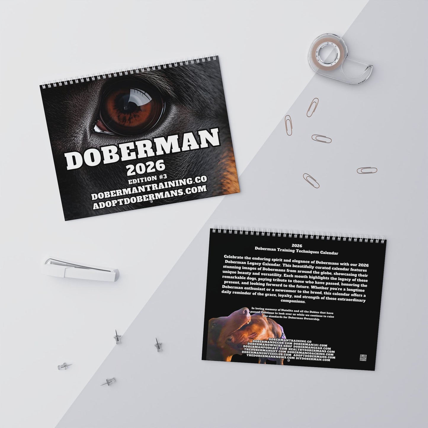 Edition 3 2026 Doberman Calendars