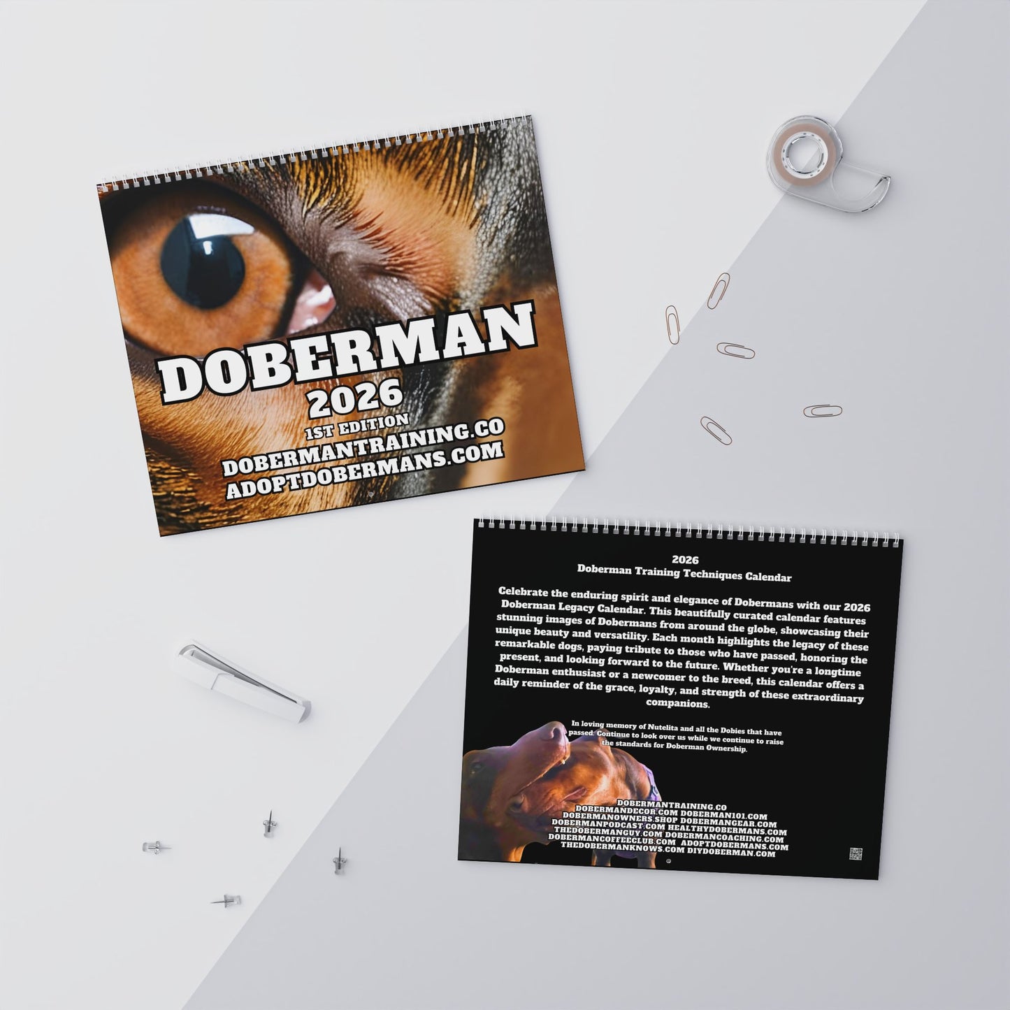 Edition 1 2026 Doberman Calendars