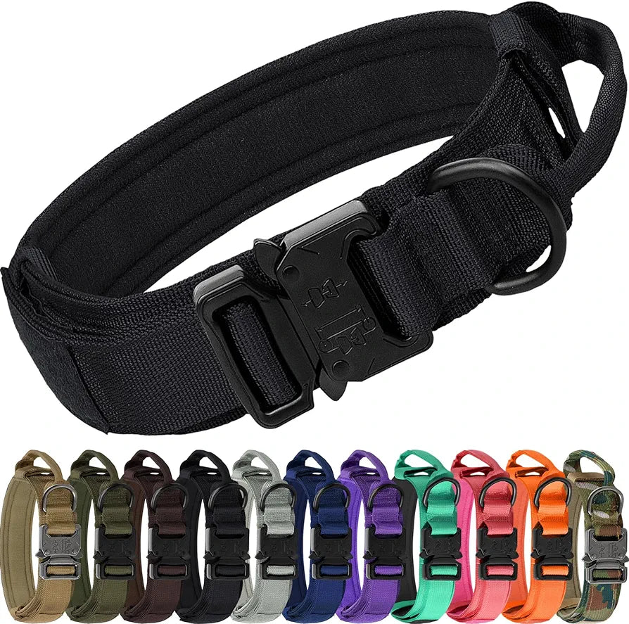 Tactical Collar with Handle & Audio Training Guide Combo