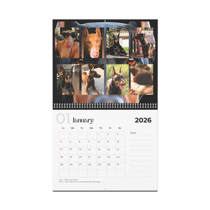 Edition 2 2026 Doberman Calendars