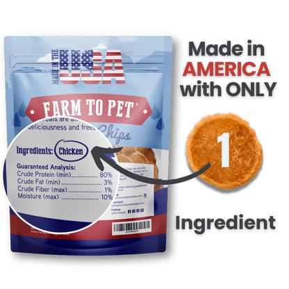 Americana Chicken Chips for Dogs | Celebrate with USA-made Dog Treats