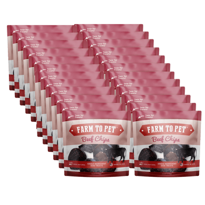 Beef Chips Snack Pack Bundles | Dog Treats for Training & Travel