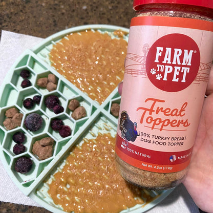 Treat Topper Turkey Dog Food Topper | Healthy Meal Supplement for Dogs