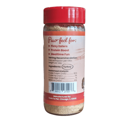 Treat Topper Turkey Dog Food Topper | Healthy Meal Supplement for Dogs