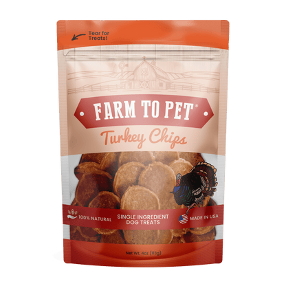Turkey Chips for Dogs | All-Natural Single-Ingredient Healthy Dog Treats