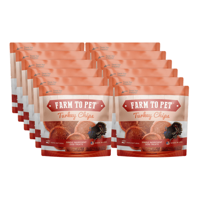 Turkey Chips Snack Pack Bundles | Low Allergen Treats for Training
