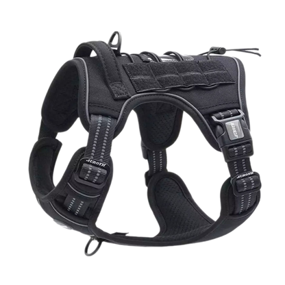 Tactical No-Pull Harness & Audio Training Guide Combo