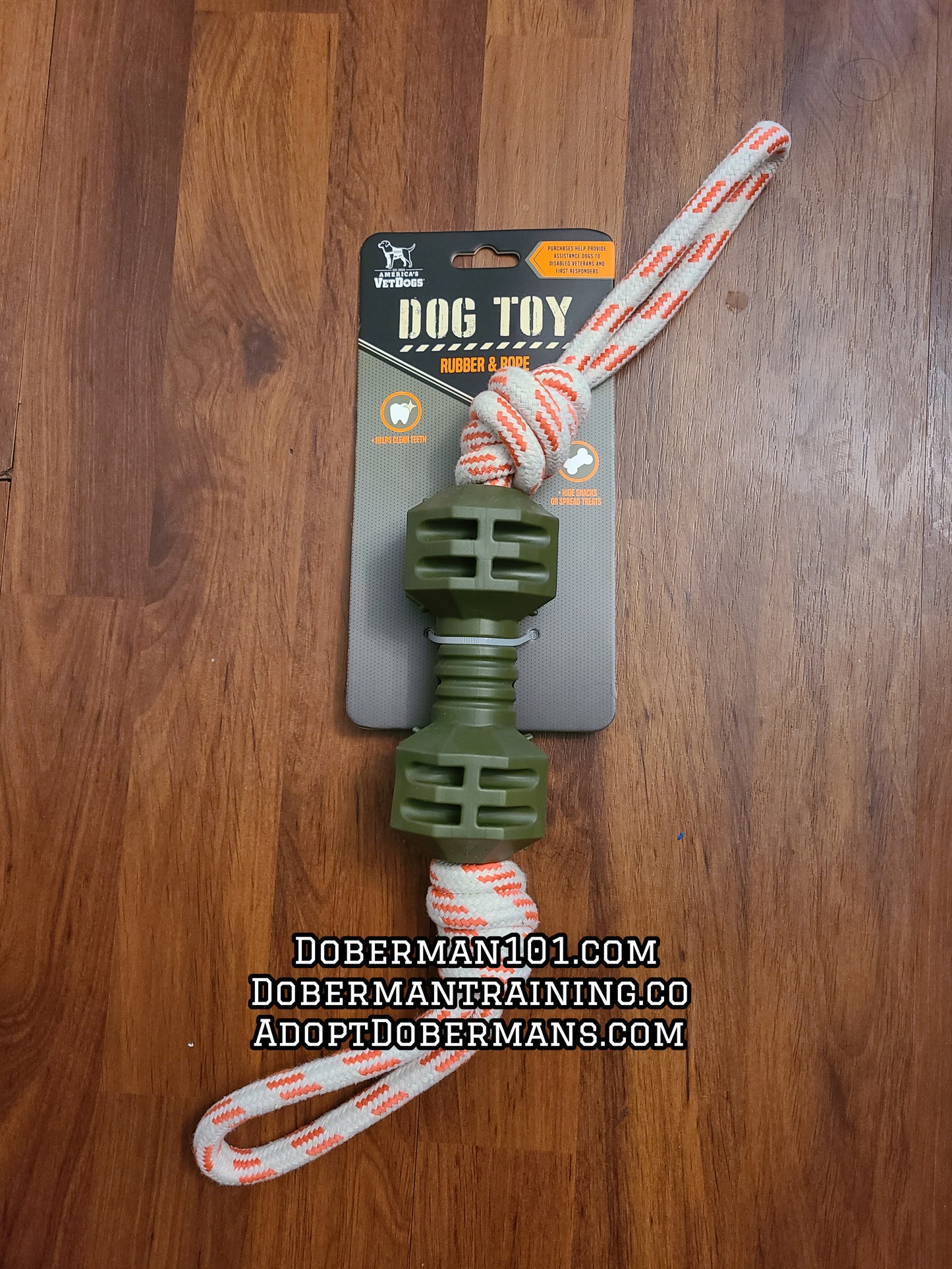America's VetDogs Training Tool and Toys