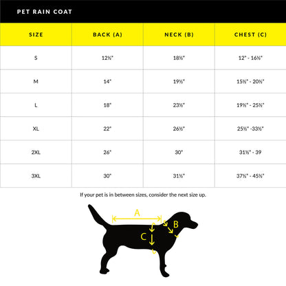 Body Glove Dog Raincoat