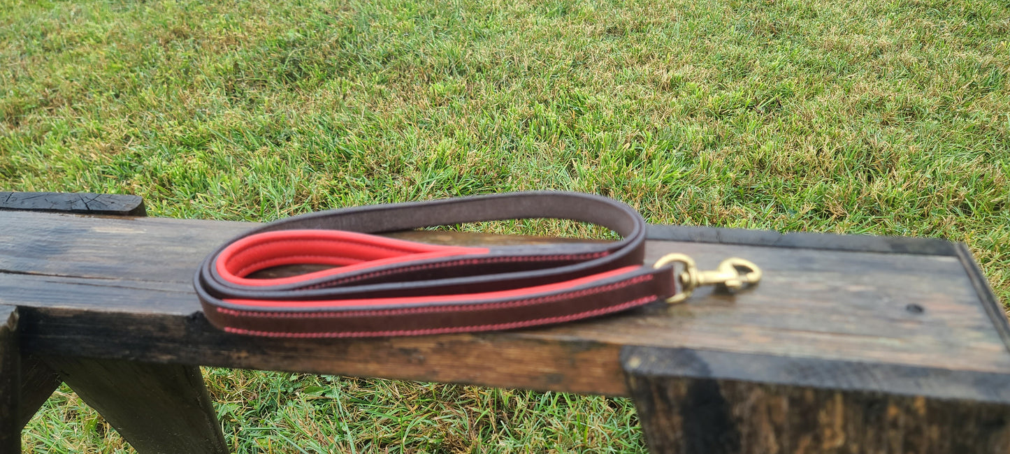 5 Foot Genuine Leather Leash